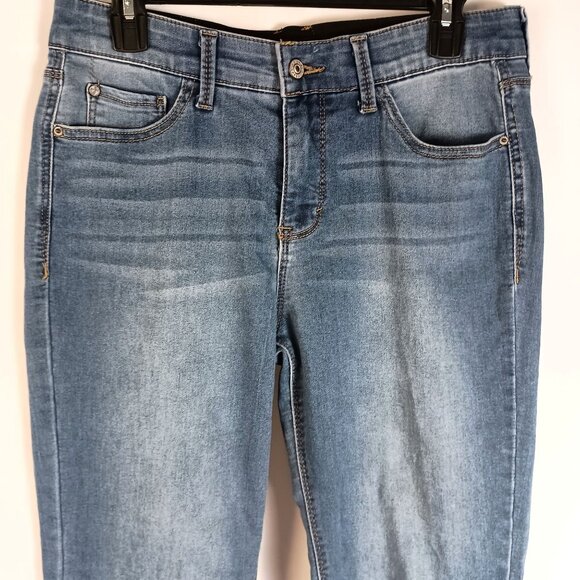 Curve Appeal Comfort Waist High Rise Skinny Jeans Women 8/29 Great Cond - Picture 5 of 7